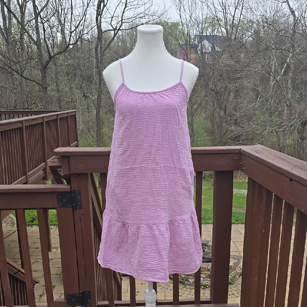 Pink/Purple Gauze Sundress